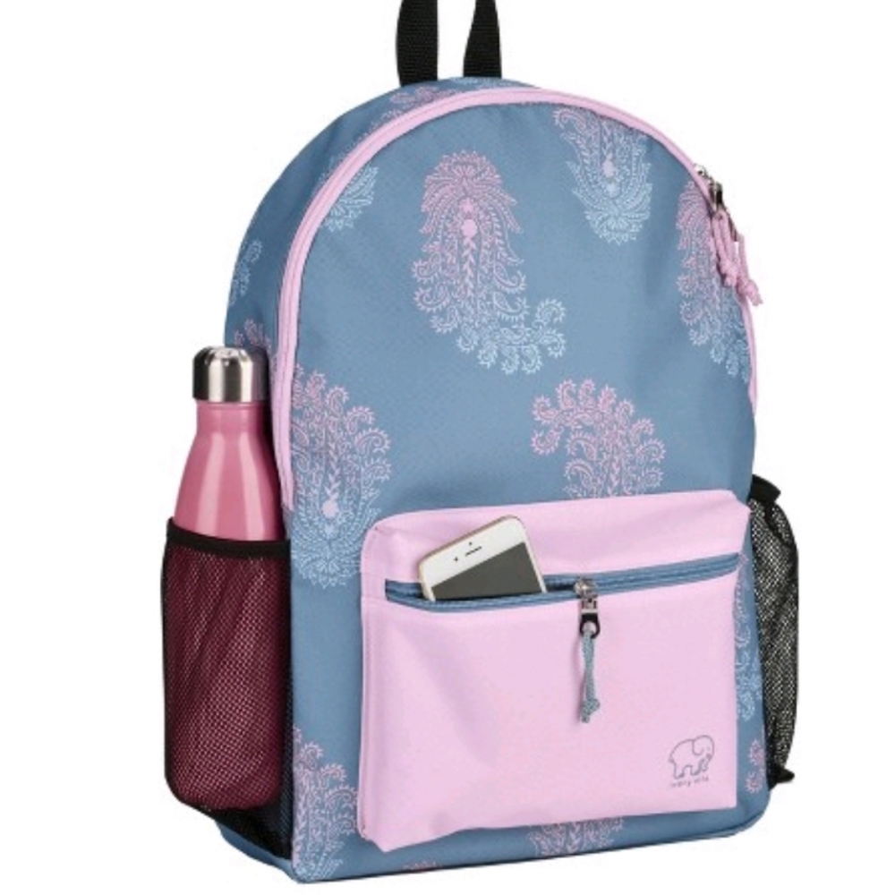 Ivory ella paisley 17" backpack - Picture 2 of 7
